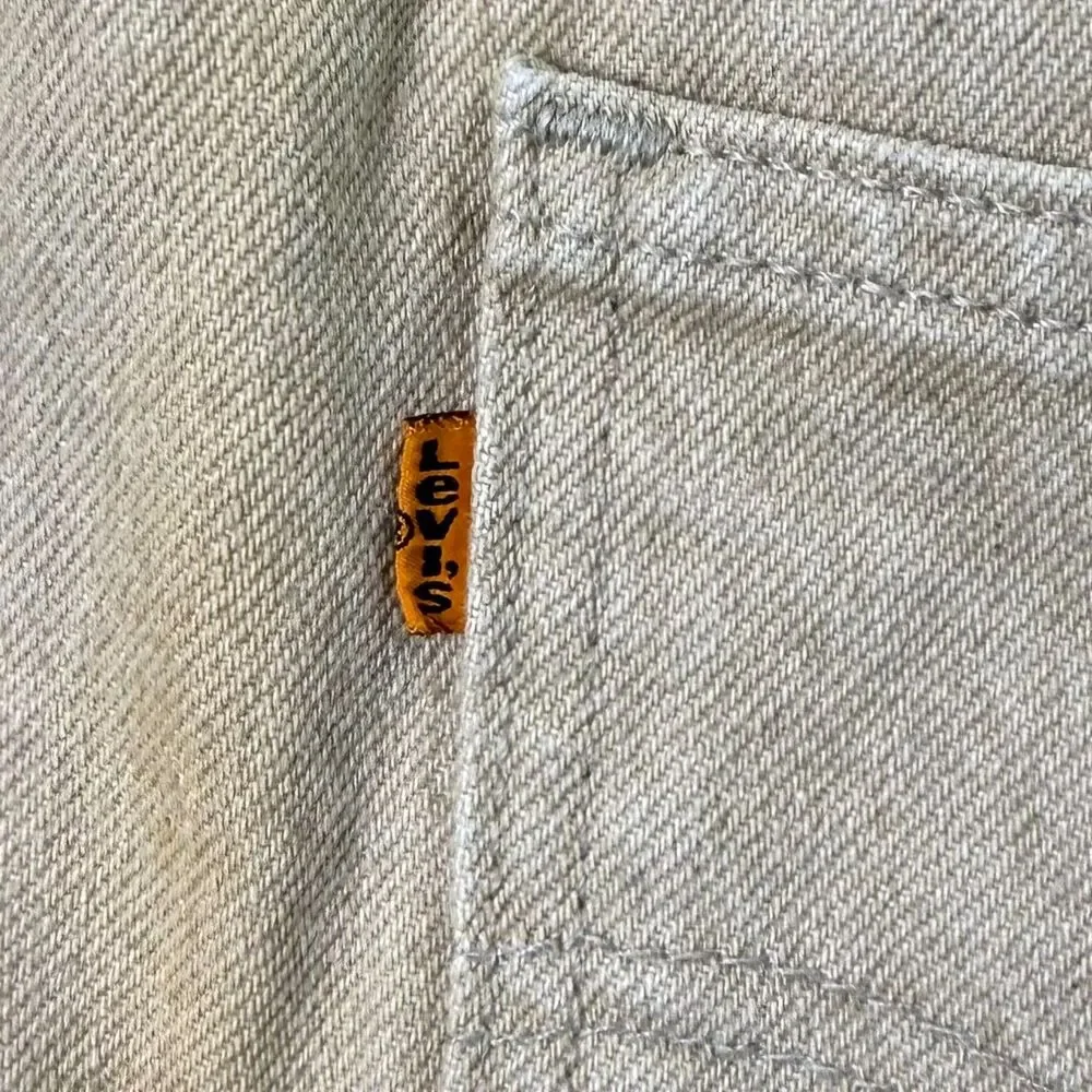 Levi’s Orange Tab 550 Vintage Tan Jeans 1990s Relaxed Fit Size 34x34 NWOT